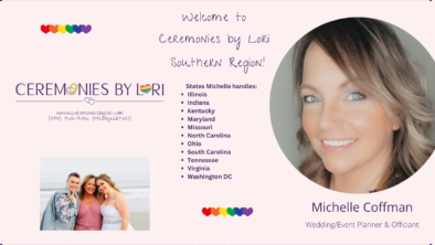 Michelle Coffman - Southern Region Wedding Officant & Wedding Planner